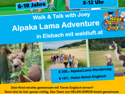 Alpaka Sommercamp Elsbach Niederösterreich 2026
